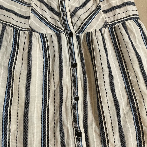 👗 Zara Sleeveless 100% Cotton Maxi Dress Multicolor Size: Medium - Picture 10 of 16